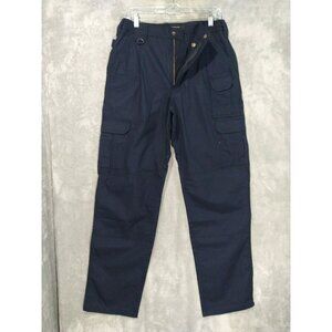 5.11 Tactical Pants Mens 32x34 Navy Blue Taclite Pro Ripstop Cargo Military